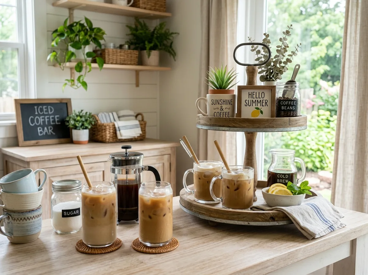 Coffee Bar Summer Tray for 10 summer tiered tray decor ideas for a fresh home look